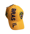 3D Brazil Hat - Yellow