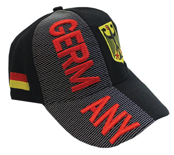 3D Germany Hat - Black