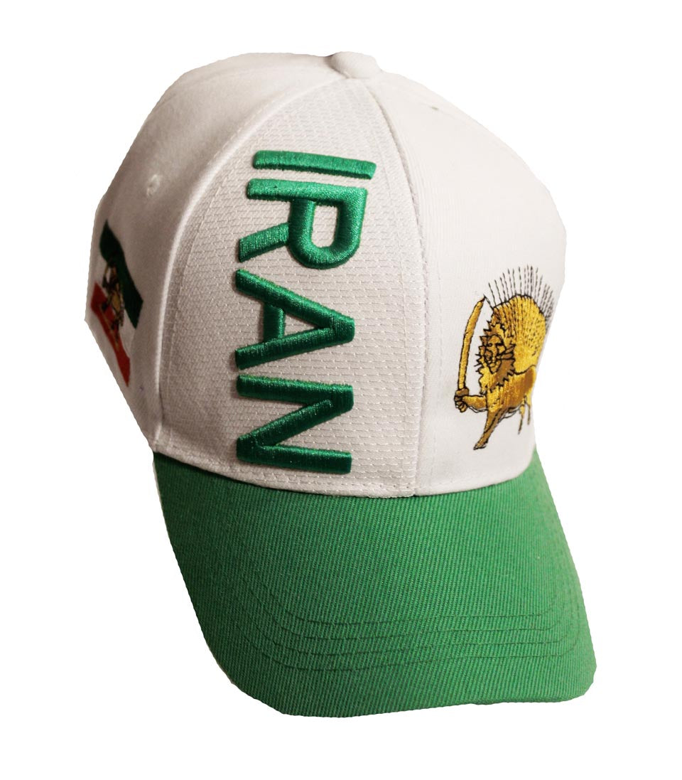 3D Iran Hat - White