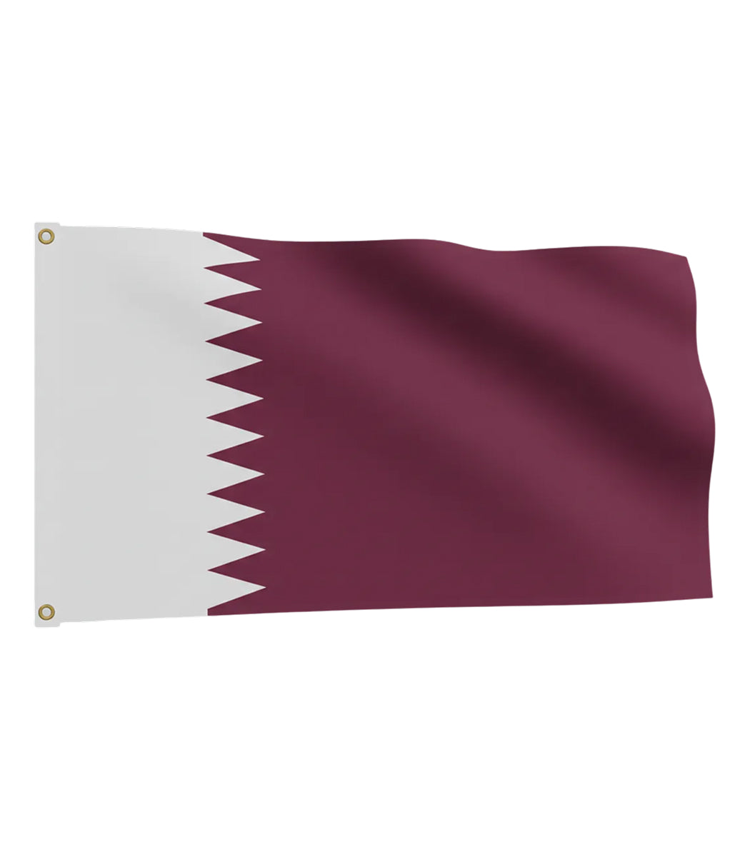 Qatar Flag Large 3'x5' 