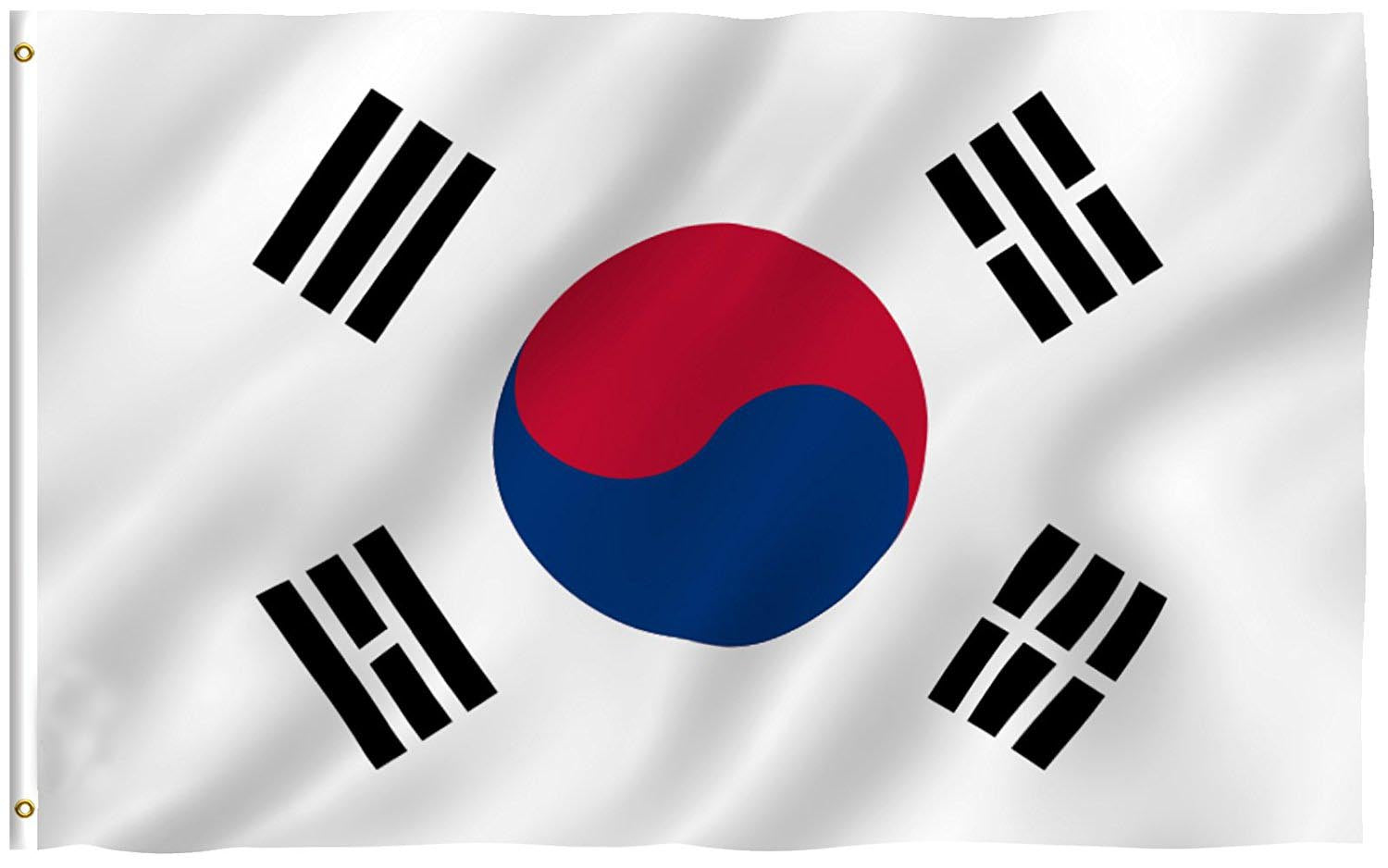 South Korea Flag Large 3'x5' 