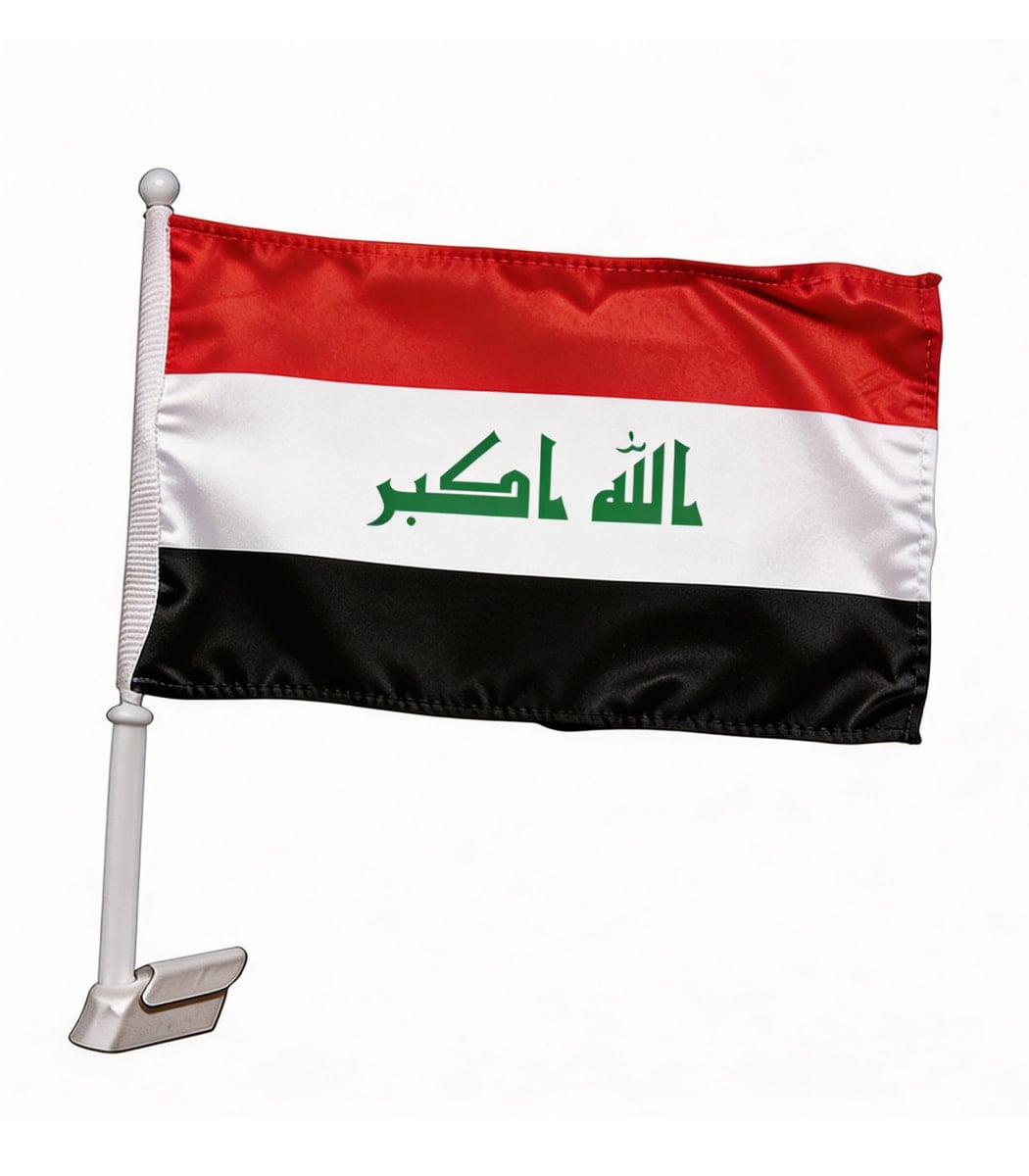 Iraq Car Flag