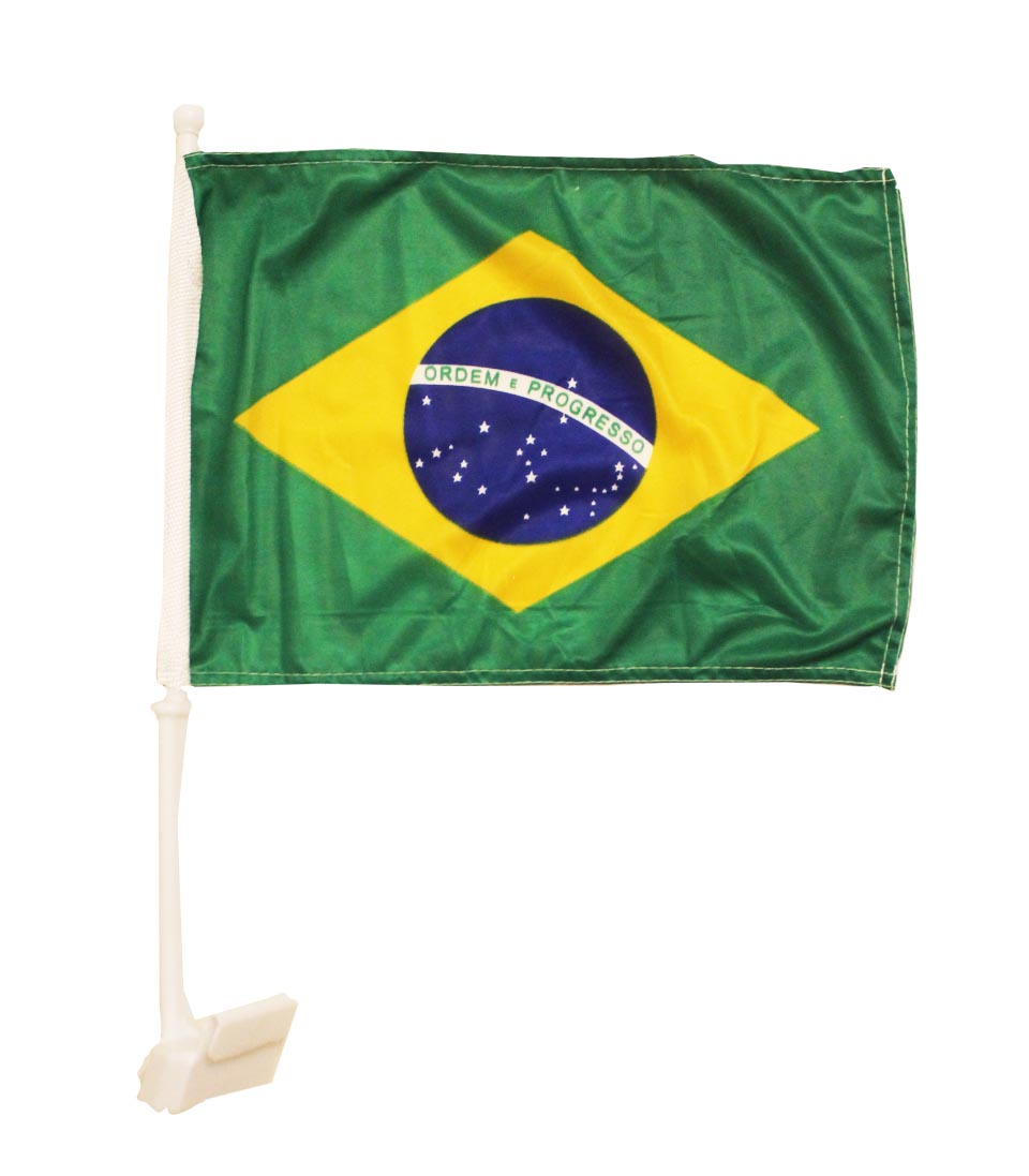 Brazil Car Flag
