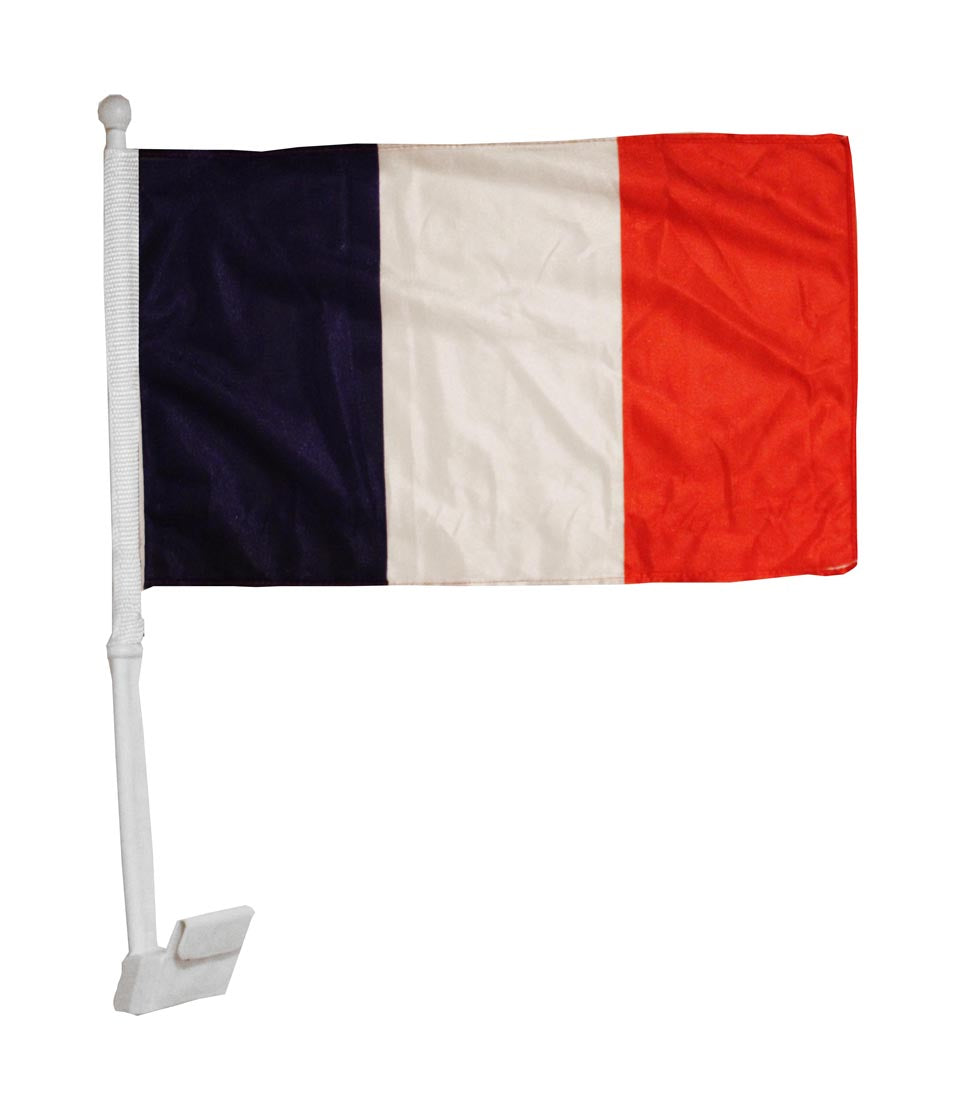 France Car Flag