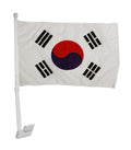 South Korea Car Flag