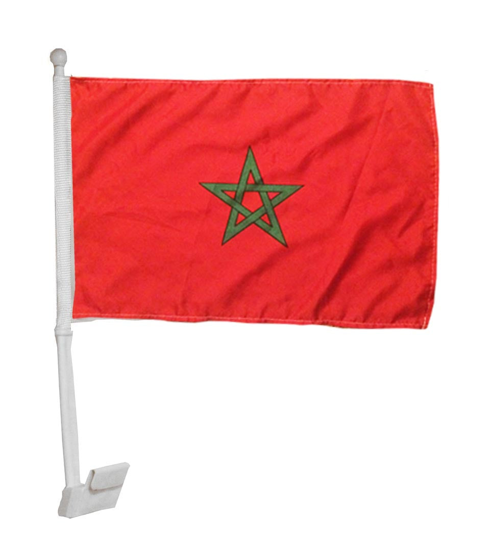 Morocco Car Flag