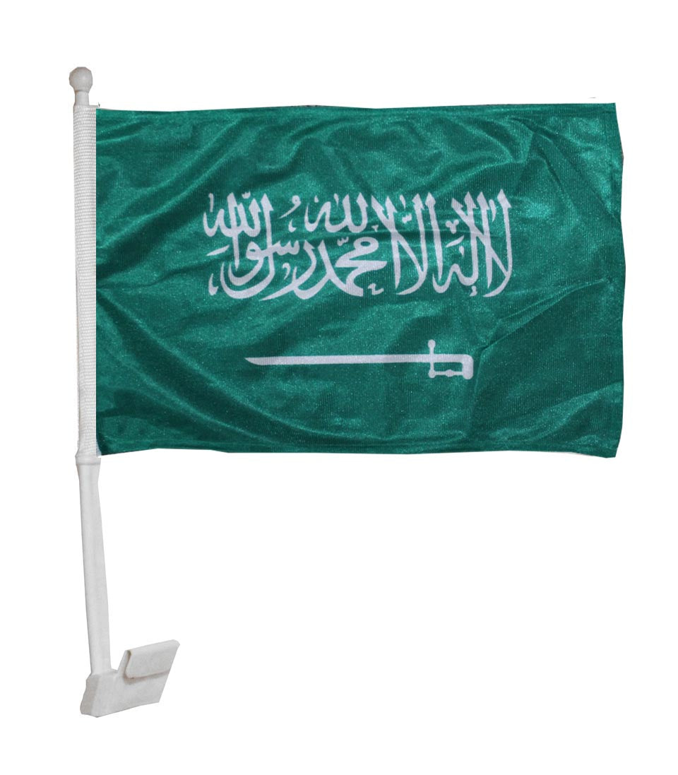 Saudi Arabia Car Flag