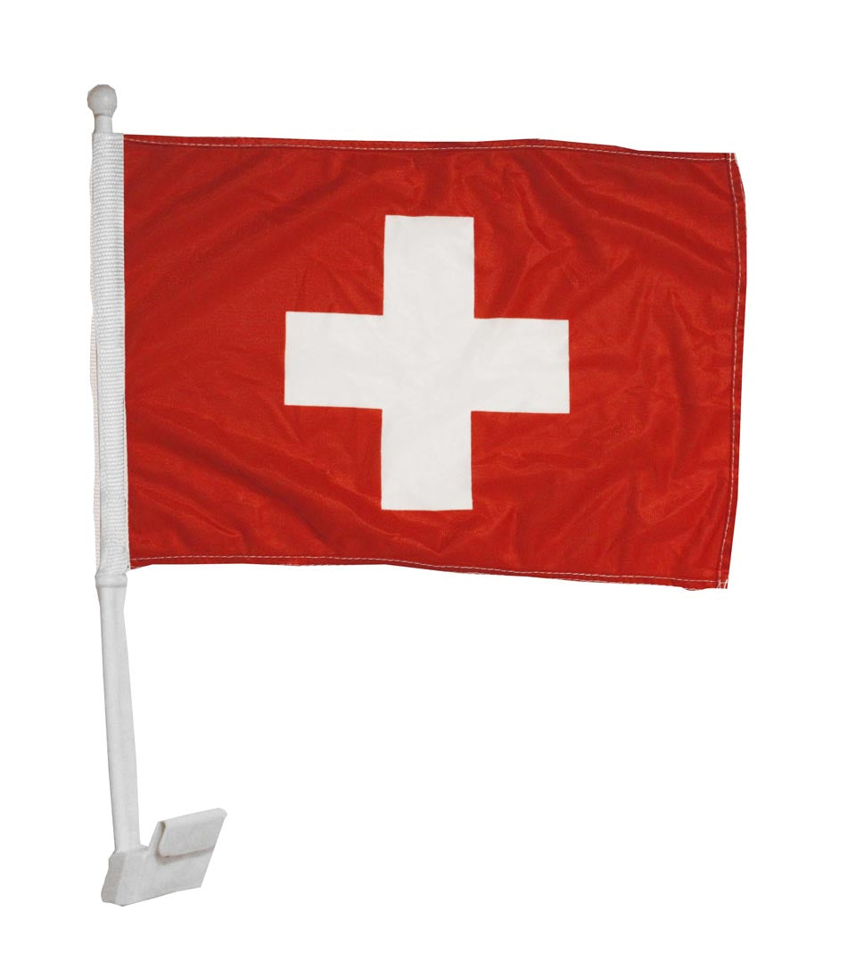 Switzerland Car Flag