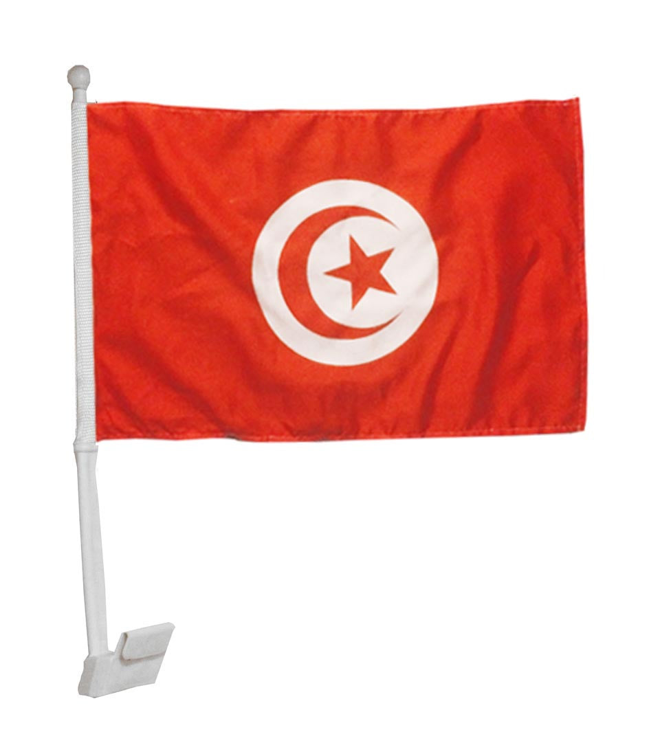 Tunisia Car Flag